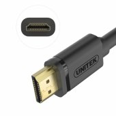Unitek HDMI kabelis v.1.4 M/ M 2m, auksinis, BASIC, Y-C138