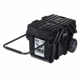 Įrankių dėžė KETER CANTILEVER Job Box (17203037/ 238270) su ratukais, juoda