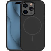 „Silicone Thin Mag Case Apple iPhone 17 Air“, juodas