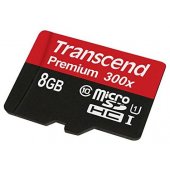 Micro SDHC 8GB UHS-I 300x TS8GUSDCU1