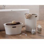 Basket Baobab White 40L 50x41x33cm