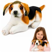 Plüsch-Beagle-Hund, Kuscheltier, weicher Hund, 25 cm