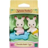 Figurka Epoch Sylvanian Bliźniaki królików z czekoladowymi uszkami (05