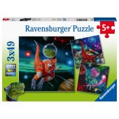 _7047013 Ravensburger dėlionė 3x49 vnt. Dinozaurų pasaulis