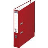 Segregator Interdruk 2-ringowy A4 75mm bordowy (394098)
