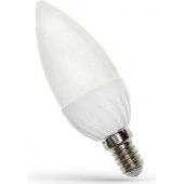 Spectrum LED žvakės formos lemputė E14, 230V, 6W, šaltai balta (WOJ13027)