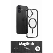 Clear Jelly MagStick metalinis dėklas iPhone 17 Air, juodas