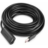 US121 extension cable USB 2.0 10m Black