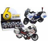 Police Sports Motorcycle With Friction Drive Scale 1:10