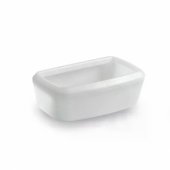 0,5L („Gulliver 4-5-6-7“) 16x10x5,7cm baltas