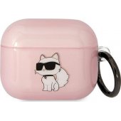 Ikonik Choupette Airpods 3 cover pink