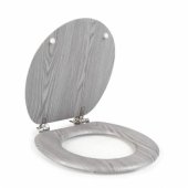 LA00000074GRYPEU7 Wooden Toilet Seat