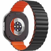Easy Strap Magnetic Galaxy Watch 8 Black-Orange