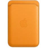 "Leather Wallet MagSafe Apple iPhone (MHLP3ZE/ A)" California Poppy