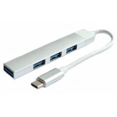 Hub USB-C 4xUSB2.0 Silver