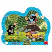 _6821092 Dino silueto dėlionė, 25 dalys, Mažasis kurmiukas