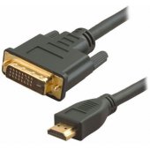 HDMI - DVI-D (24+1) Black 3m