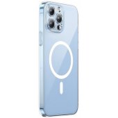 "Crystal Magnetic Case and Tempered Glass iPhone 13 Pro" Transparent