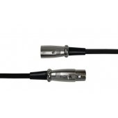 Garso kabelis XLR 1 m Juodas