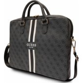 PU 4G Printed Stripes Computer Bag 15/ 16" Black