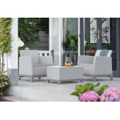 Scandi Forma Balcony Set Light Gray / Dark Steel Gray