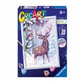 CreArt painting for children Winter friends