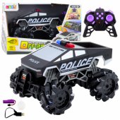 Off-road Vehicle Pick Up Truck Police Remote Controlled RC Lights Smok