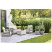 Scandi Linea 2 Seater Set Pebble Grey / Sage Green Stone