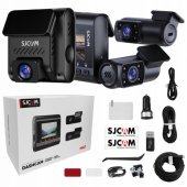 M60 4K Wi-Fi DVR + GPS + Wi-Fi + front + rear + interion