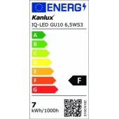 Kanlux LED bulb IQ-LED GU10 6.5WS3-NW 540lm narrow angle 36 4000K bar