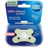 100% Silicone Soother Symmetrical 0-6m 24/ 001 Green