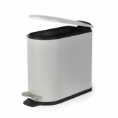 LA036690GRYPEU7 Slimline D formosos pedalinis šiukšliadėžė, 5 litrai, pilka