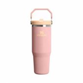 The IceFlow Flip Straw 2.0 Tumbler 0,89L persikinė rožinė