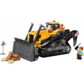 60466 Yellow Bulldozer with Front Loader