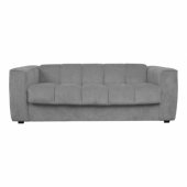 Sofa bed STELLA with spring mattress, grey