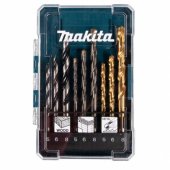 Makita grąžtų komplektas, 9 vnt., betonui-medienai- MD-71962