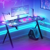 RGB Gaming desk (120x60X75cm) + Remote control