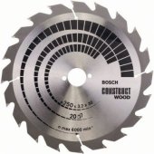 Bosch Construct Wood 250 x 30mm 20z saw blade (2608641774)