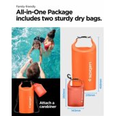 Aqua Shield WaterProof Dry Bag 20L + 2L A630 orange