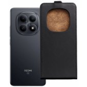 Slim Flexi Fresh atverčiamas dėklas, skirtas Xiaomi Redmi Note 15 5G, juodas