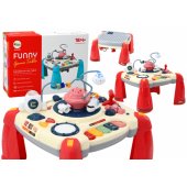 Interactive Educational Table Children®s Panel Piano Space Red