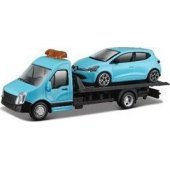 Bburago Metal Model Car Street Fire Flatbed Lawn Car