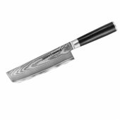 DAMASCUS universalus virtuvinis Nakiri peilis 167mm