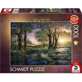 Schmidt Spiele Terry Redlin: Morning Magic at the Pond, Puzzle (1000 p