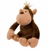 Plush Mascot Cuddly Toy Monkey Brown 25cm