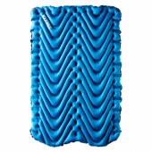 Double V mat blue