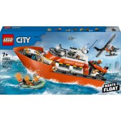 60504 Coast Guard Rescue Boat and Helicopter