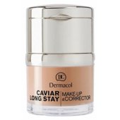 Dermacol Caviar Long Stay Make-Up & Corrector face foundation 1 Pale