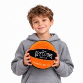 Soft Plush Basketball (Orange & Black, 23cm)