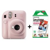 Instax Mini 12 Blossom Rožinis + 10 filmų
